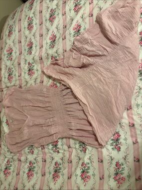 Light Pink Crinkle Sundress
